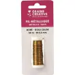BOBINE FIL METALLIQUE 30 M DIAM 0,3 DOREE photo du produit