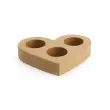 CENTRE DE TABLE BOUGEOIR CŒUR 130X150X25 photo du produit