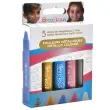 SET DE 5 GRIMSTICKS MÉTALLISÉS : OR, ARGENT, ROSE, BLEU ET BLANC photo du produit