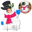 PHOTOBOOTH BONHOMME DE NEIGE À DÉCORER - 76 X 112 CM photo du produit