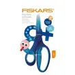 Paire de ciseaux primaire soft grip gaucher 15 cm bleus Fiskars photo du produit