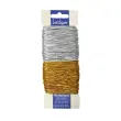 FILS ELASTIQUES - OR & ARGENT - &Oslash; 1 MM - 2 X 10 M - 2 PCS - 2 COLORIS photo du produit