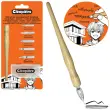 SET DE CALLIGRAPHIE ET DE DESSIN - 1 PORTE-PLUME + 5 PLUMES photo du produit