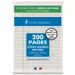 200 Copies doubles perfor&eacute;es 7 d&eacute;ficients visuels 210 x 297 Conqu&eacute;rant photo du produit