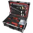 Boîte à outils, 211 pièces, en valise alu - Brüder mannesmann photo du produit