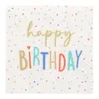 Serviette à motif 'Happy Birthday', 330 x 330 mm - Papstar photo du produit