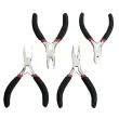 Kit de pinces pour &eacute;lectronique, 4 pi&egrave;ces - Br&uuml;der mannesmann photo du produit