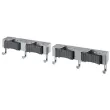 Rail-pince Hang-Up 4, 6 crochets, set de 2 - Metaltex photo du produit