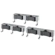 Rail-pince Hang-Up 4, 6 crochets, set de 2 - Metaltex photo du produit