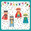 Serviette à motif 'Super Héros', 330 x 330 mm - Papstar photo du produit