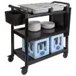 Caisson pour chariot de service READY, 13 litres, noir - Aps photo du produit