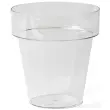 Pot de fleurs 'Porto 16', transparent - Tera photo du produit