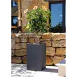 Bac à plantes BASALT UP, colonne, (H)495 mm, anthracite - Eda Fontaine photo du produit