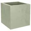 Bac &agrave; plantes BASALT UP, cubique, 295 mm, anthracite - Eda Fontaine photo du produit