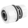 Connecteur de tuyau WHITE LINE, 1' sur 3/4', blanc - Bradas photo du produit
