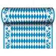 Chemin de table Bleu/Blanc - (l) 400 x (L) 24 m - Papstar photo du produit