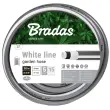Tuyau d'arrosage WHITE LINE, 1/2', argent/blanc, 50 m - Bradas photo du produit