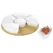 Set de service SUSAN, en bois/porcelaine, 7 pièces - Esmeyer photo du produit