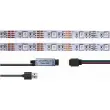 Ruban LED RVB avec télécommande, autocollant, 3 m - Logilink photo du produit