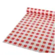Nappe en film 'Carreau', rouge / blanc - Starpak photo du produit