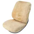 Housse de siège en fourrure d'agneau, anthracite - Iwh photo du produit