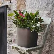 Pot de fleurs Capri - largeur 190 mm - Fog grey - Tera photo du produit