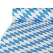 Nappe damassée - (l) 1,0 x (L) 10 m - Bleu bavarois - Papstar photo du produit