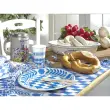 Nappe damassée - (l) 1,0 x (L) 10 m - Bleu bavarois - Papstar photo du produit