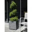 Bac &agrave; plantes BASALT double paroi, 395 mm, vert amande - Eda Fontaine photo du produit