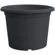 Pot de fleurs Basic round - diam&egrave;tre 400 mm - Anthracite - Tera photo du produit