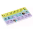 Pilulier semainier, pour 7 jours, 3 cases, multicolore - Haro photo du produit