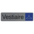 Plaque de signalisation &laquo; Vestiaire &raquo; - Exacompta photo du produit
