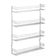 Étagère à épices Pepito 3, 3 niveaux, argent - Metaltex photo du produit
