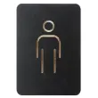 Pictogramme 'WC handicapés', noir - Europel photo du produit