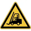 Panneau de signalisation 'attention chariots - Durable photo du produit