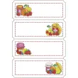 Etiquette de confiture Couronnes de fruits, 76 x 35 mm - Herma photo du produit