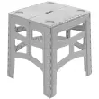 Table de camping pliante 'timo', M, olive - Keeeper photo du produit