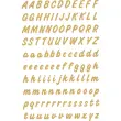 Stickers alphabétique A-Z, or, film résistant aux - Herma photo du produit