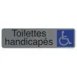 Plaque de signalisation &laquo; Toilettes handicap&eacute;s &raquo; - Exacompta photo du produit