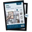 Cadre magnétique INFO FRAME, A3, noir - Europel photo du produit