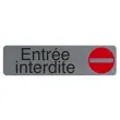 Plaque de signalisation « Entrée interdite » - Exacompta photo du produit