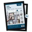 Cadre magnétique INFO FRAME, A4, argent - Europel photo du produit