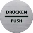 Pictogramme de porte "Poussez" - Helit photo du produit