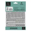 Lettres auto-adhésives A-Z, 60 mm, noir - Exacompta photo du produit