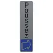 Plaque de signalisation &laquo; Homme &raquo; - Exacompta photo du produit