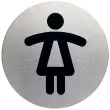 Pictogramme 'WC Femmes & Hommes', diamètre: 83 mm - Durable photo du produit