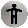 Pictogramme 'WC Femmes & Hommes', diamètre: 83 mm - Durable photo du produit