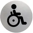 Pictogramme 'WC Femmes & Hommes', diamètre: 83 mm - Durable photo du produit