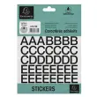 Lettres auto-adhésives A-Z, 40 mm, noir - Exacompta photo du produit