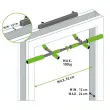 Barre de traction multifonctionnelle 4 en 1, noir - Schildkr&ouml;t photo du produit